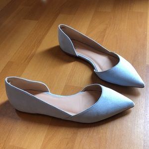 Light blue Journee collection Ester flats